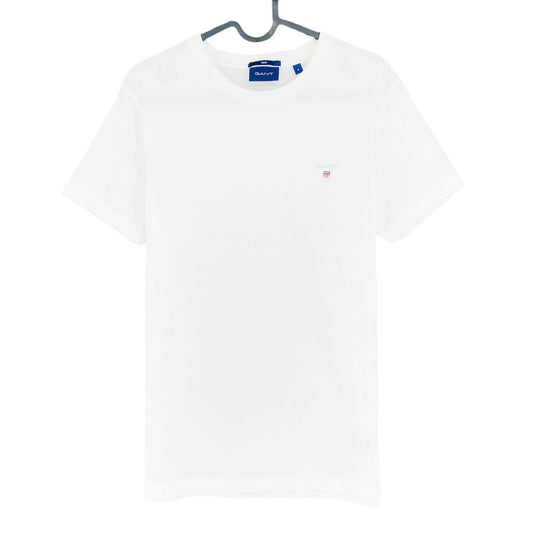 GANT White Original Slim Crew Neck T Shirt Size S