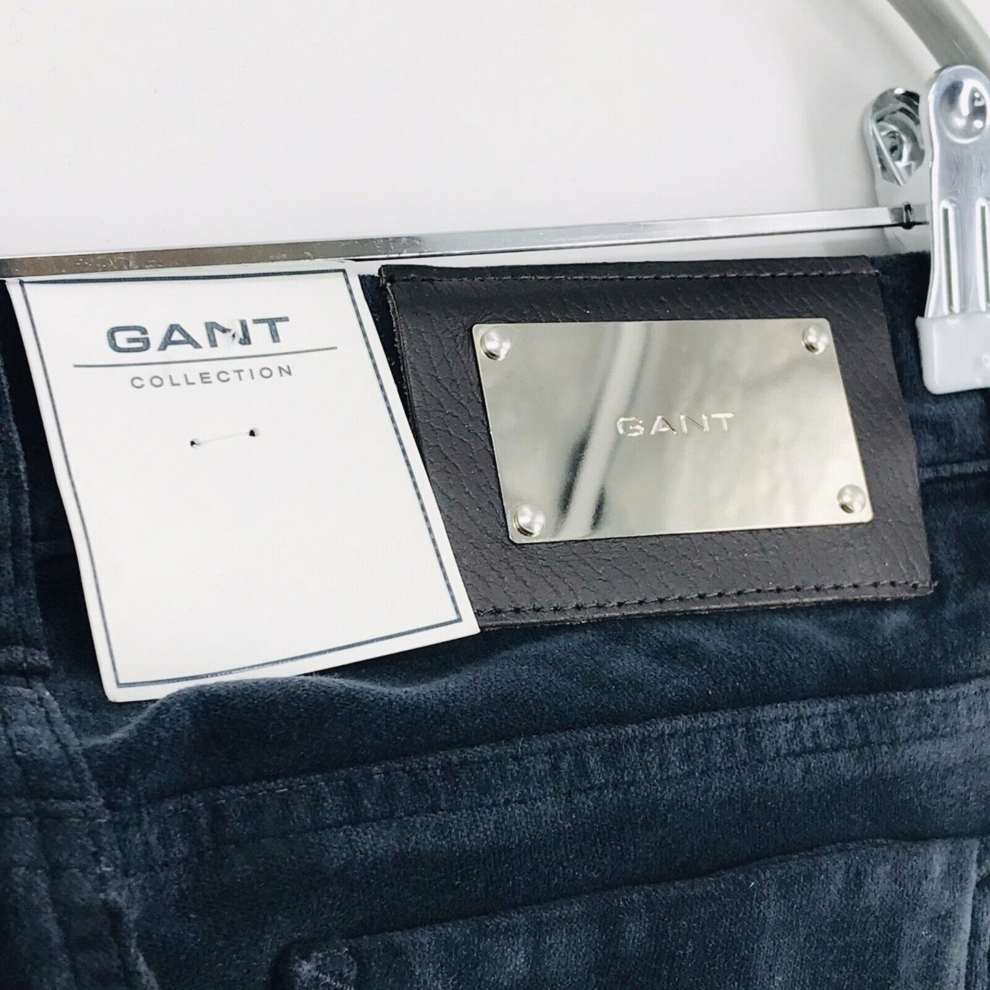 GANT Damen Hose, Bootcut-Passform, dunkelgrau, Größe W29