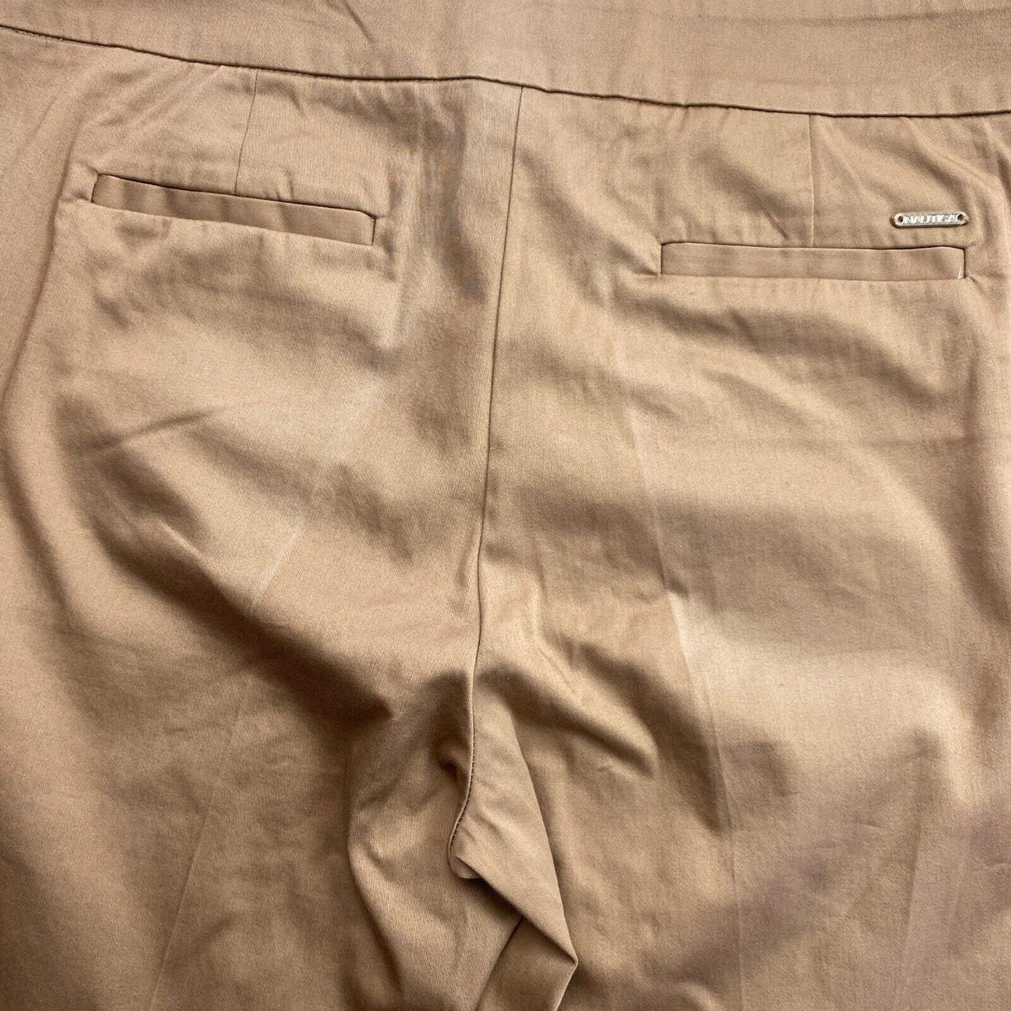 NAUTICA Brown Chino Pants Trousers Size EU 38 UK 10 US 8