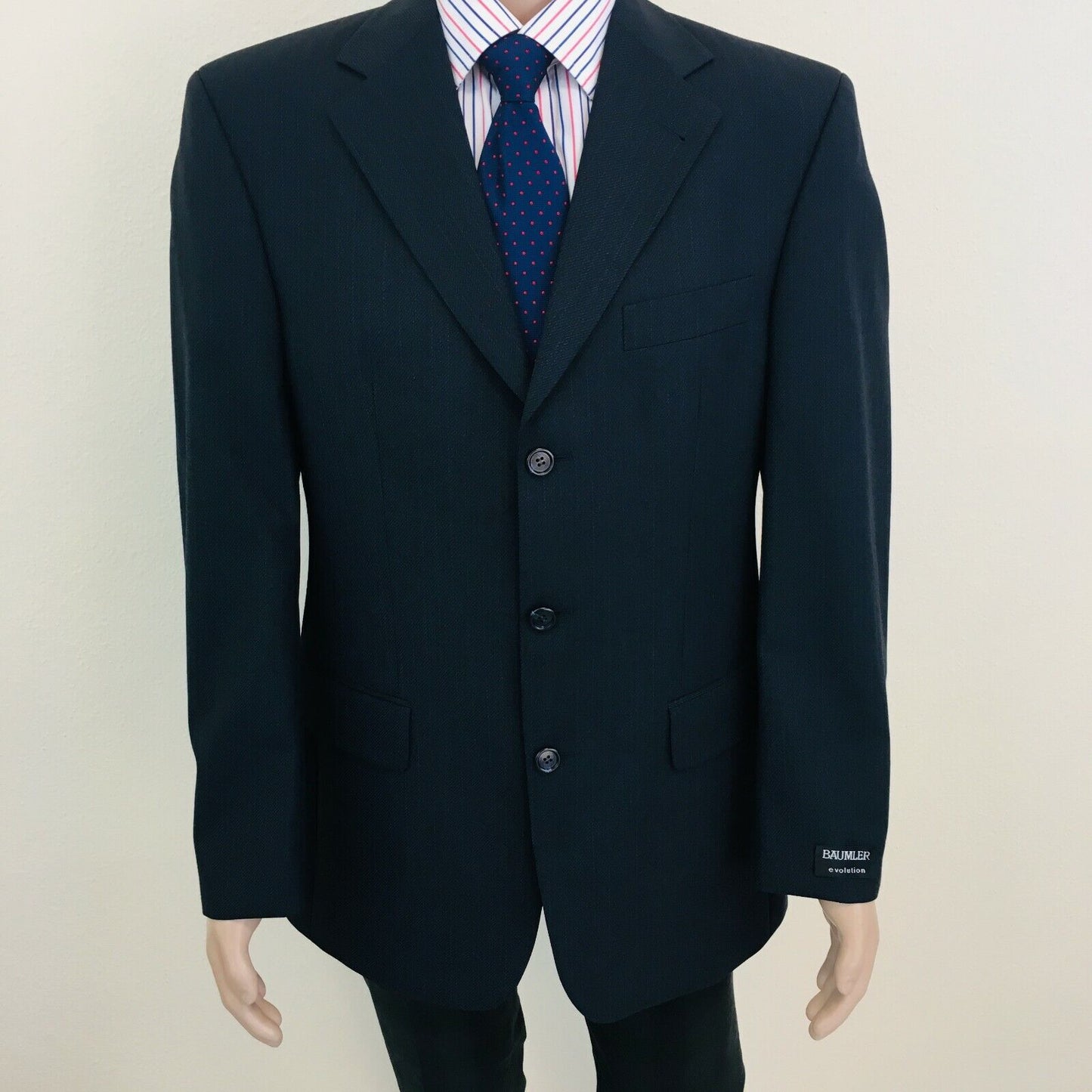 BAUMLER Navy Blue Wool Blazer Jacket EUR 50 US/UK 40