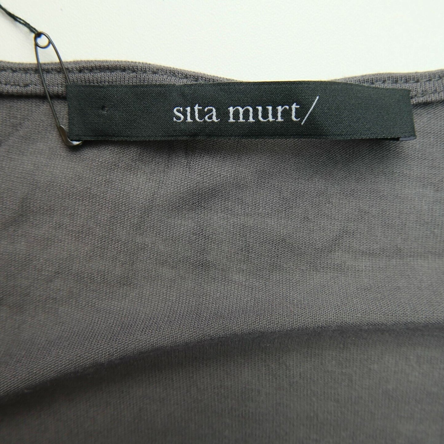 RRP €181 SITA MURT Grey Crew Neck Long Sleeves Dress Size S M XL