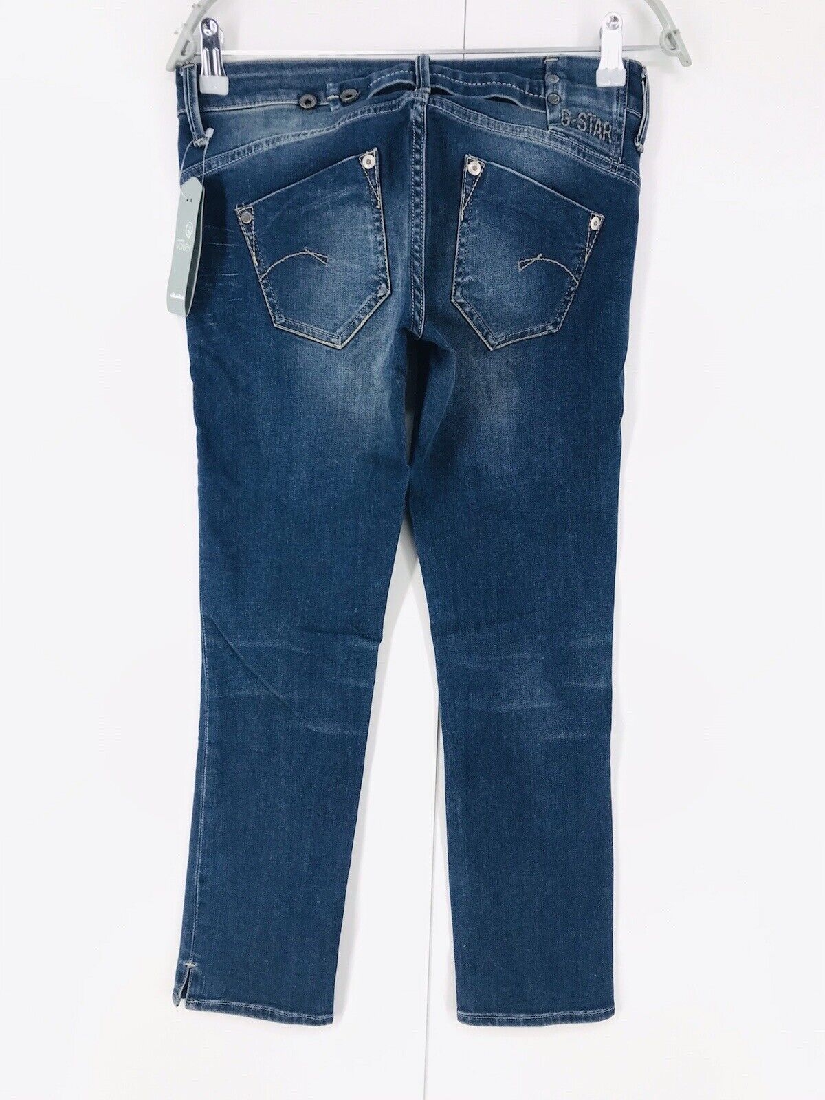 G-STAR RAW MIDGE femme bleu coupe skinny longueur cheville jean W27