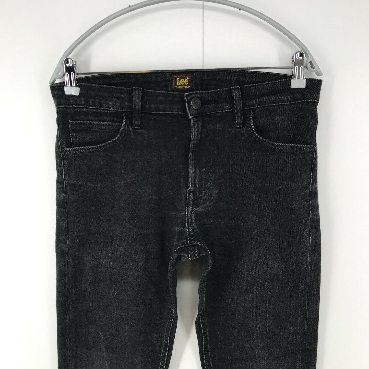 Lee MALONE Dark Grey Skinny Fit Jeans Size W31 L32