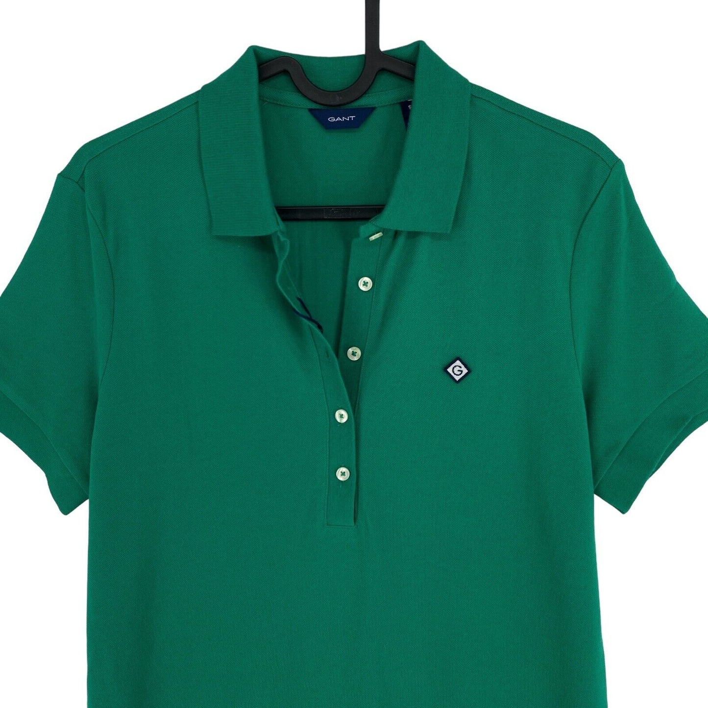 GANT Green Long Pique Polo Shirt Dress Size S