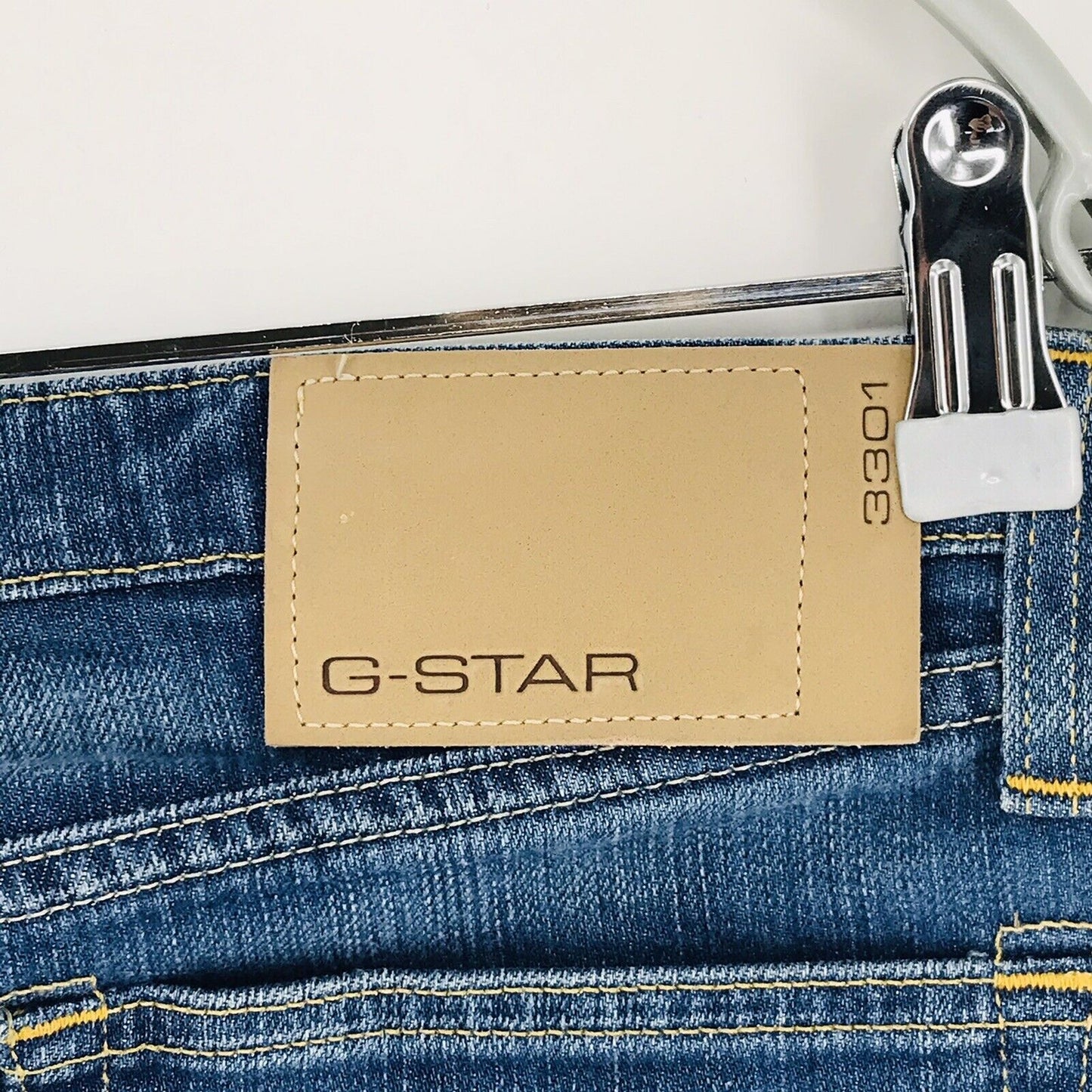 G-STAR RAW Women Blue Low Rise Hip Bootcut Fit Jeans Size W29 L32 Made In Italy