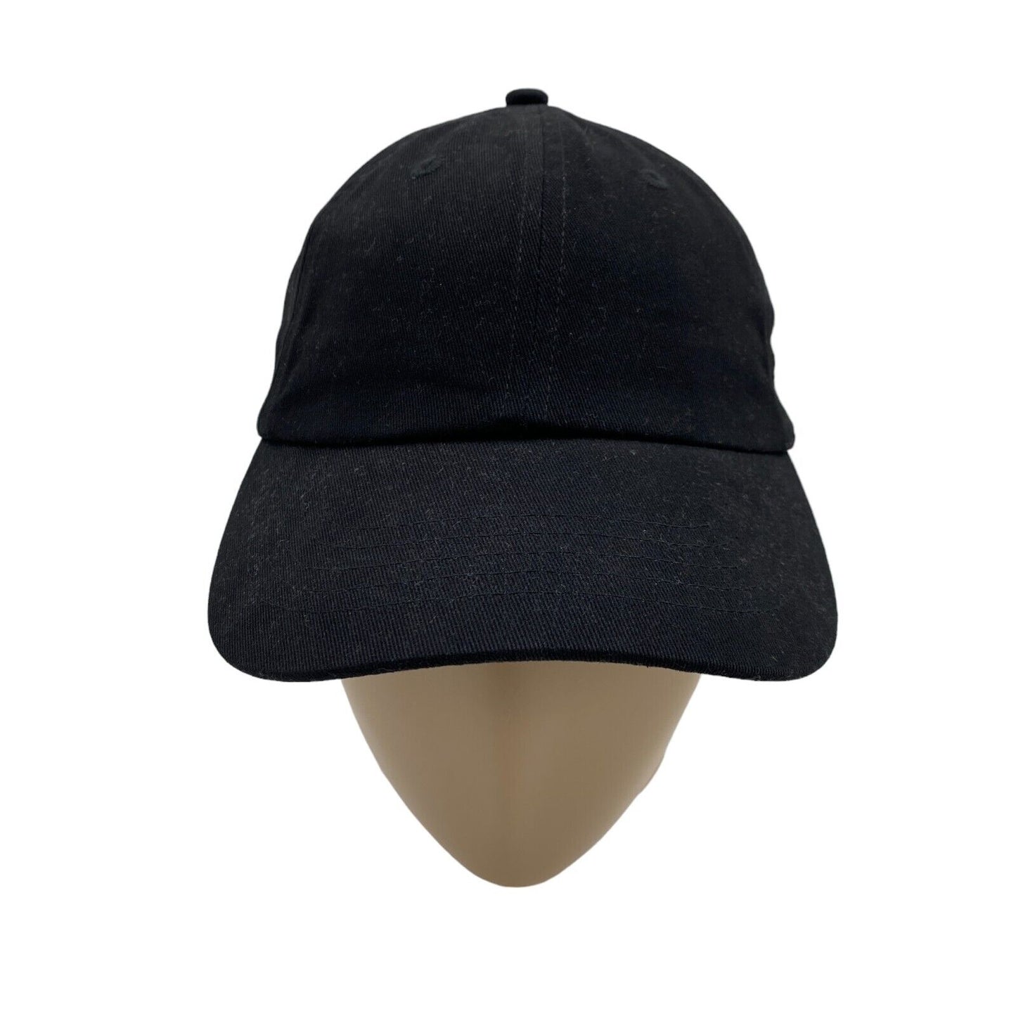 JACK & JONES Mens Black Cotton Baseball Cap Hat One Size