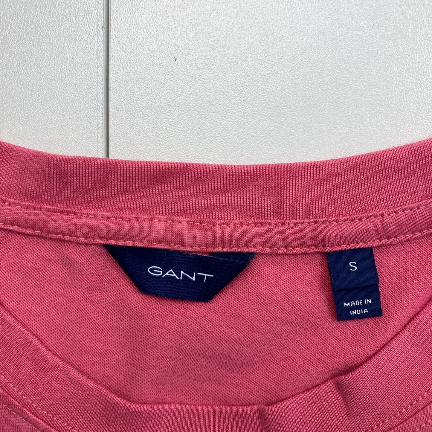 GANT Women Pink Rope Icon Crew Neck Short Sleeves T Shirt Size S