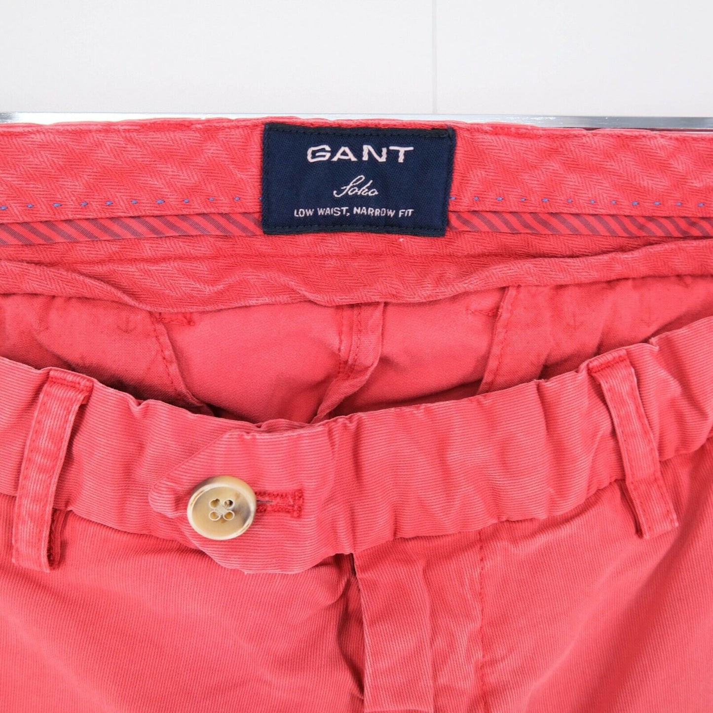 GANT Pink Soho Ocean Safari Chino Pants W30 W31 W32 W33 W34 W36 W42 L34 L36