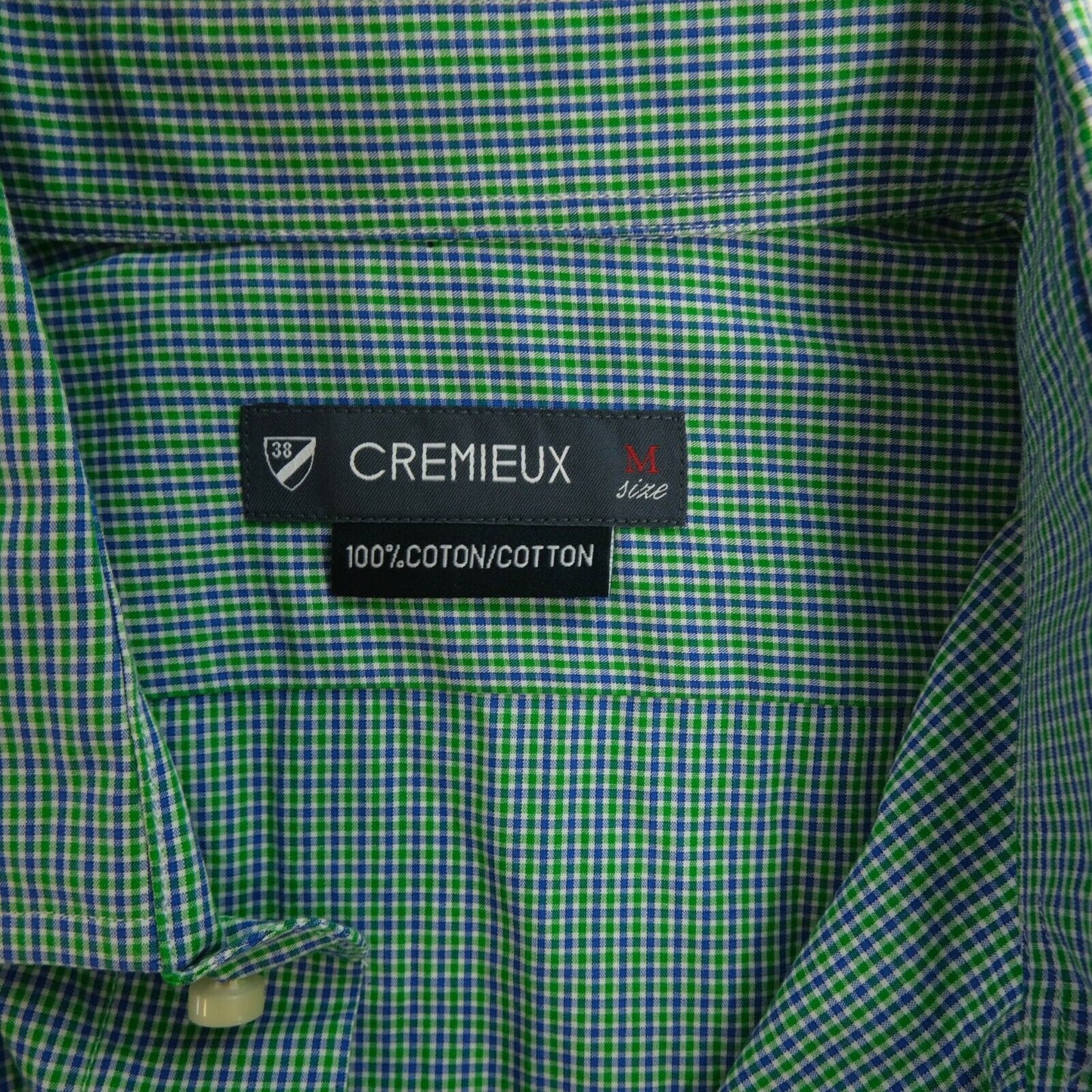 Daniel Cremieux Green Check Como Shirt Size M