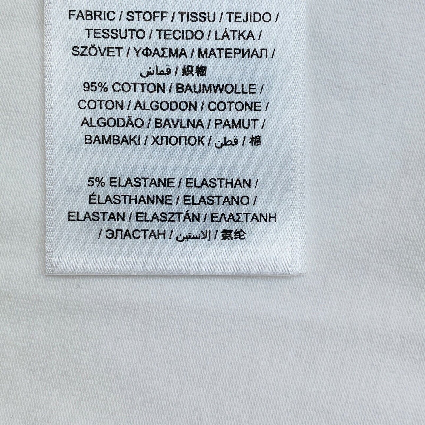 GANT White V Neck T Shirt Size XL