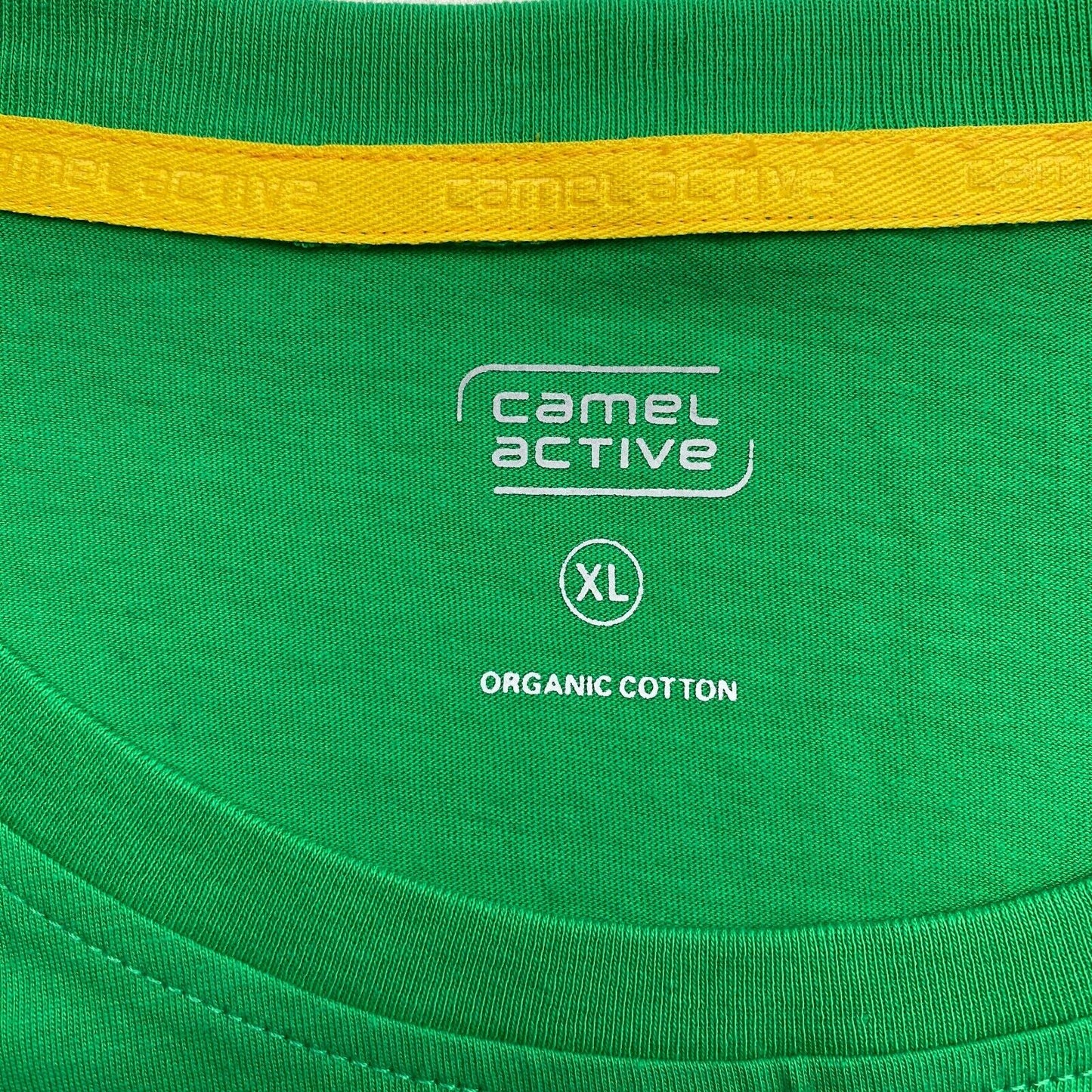 CAMEL ACTIVE Men Green Crew Neck Short Sleeves T Shirt Size XL