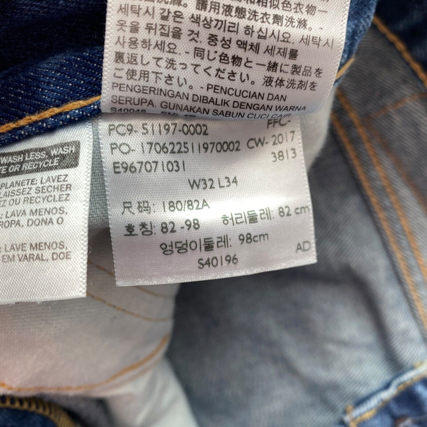 Levi's 511 Jean slim bleu W32 L34