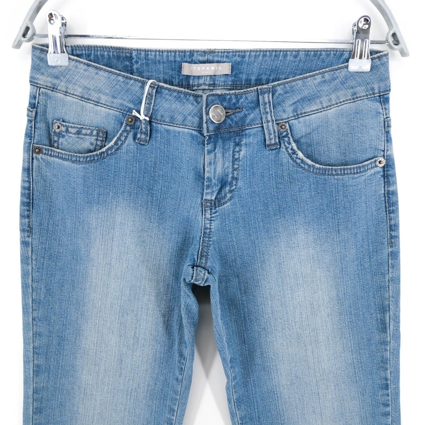 UVP €93 STEFANEL Blue Denim Jeans Größe EU 32 40 UK 4 12 US 2 10