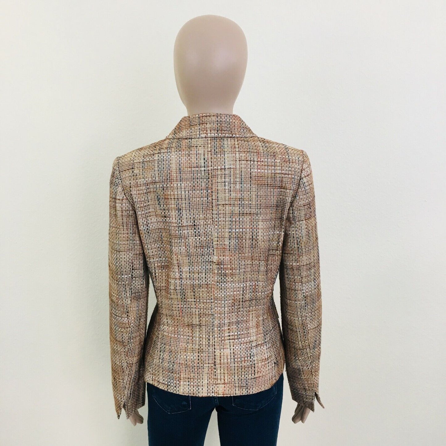 Ashley Brooke Designer Brown Jacket Blazer Size EUR 38 US 8 UK 10