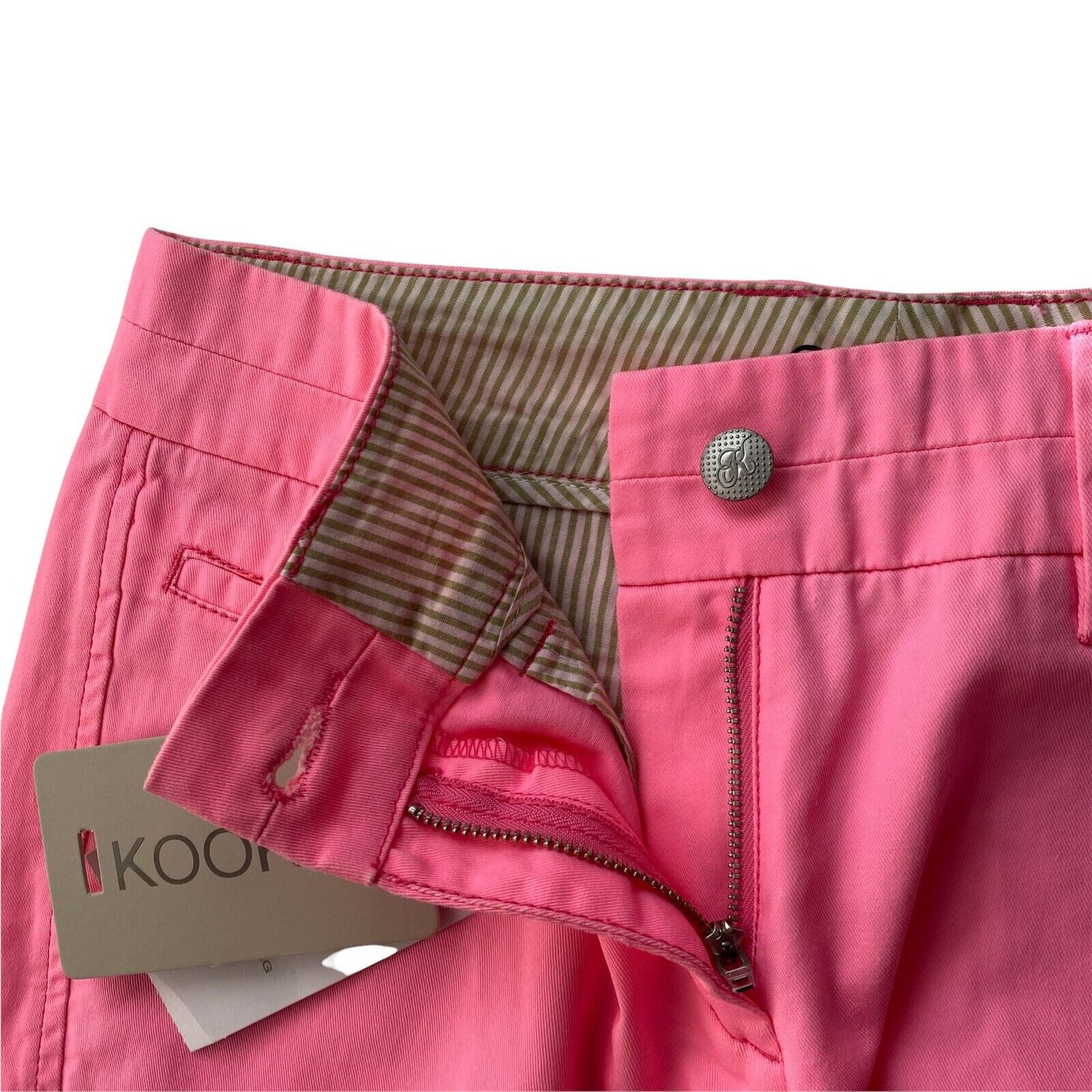 KOOKAI Women Pink Regular Fit Chino Shorts Size EU 36 W30 / EU 38 W31