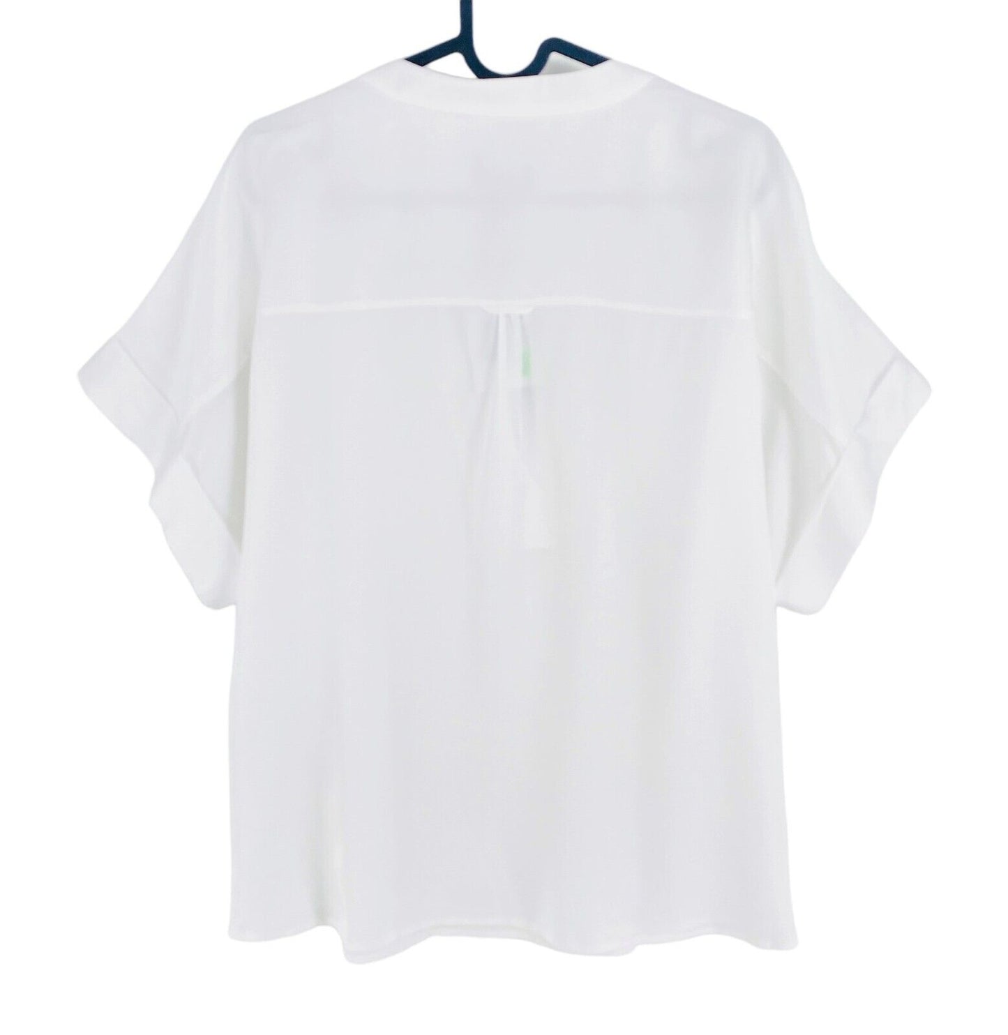 GANT White Fluid Popover Blouse Size EU 42 UK 14 US 12