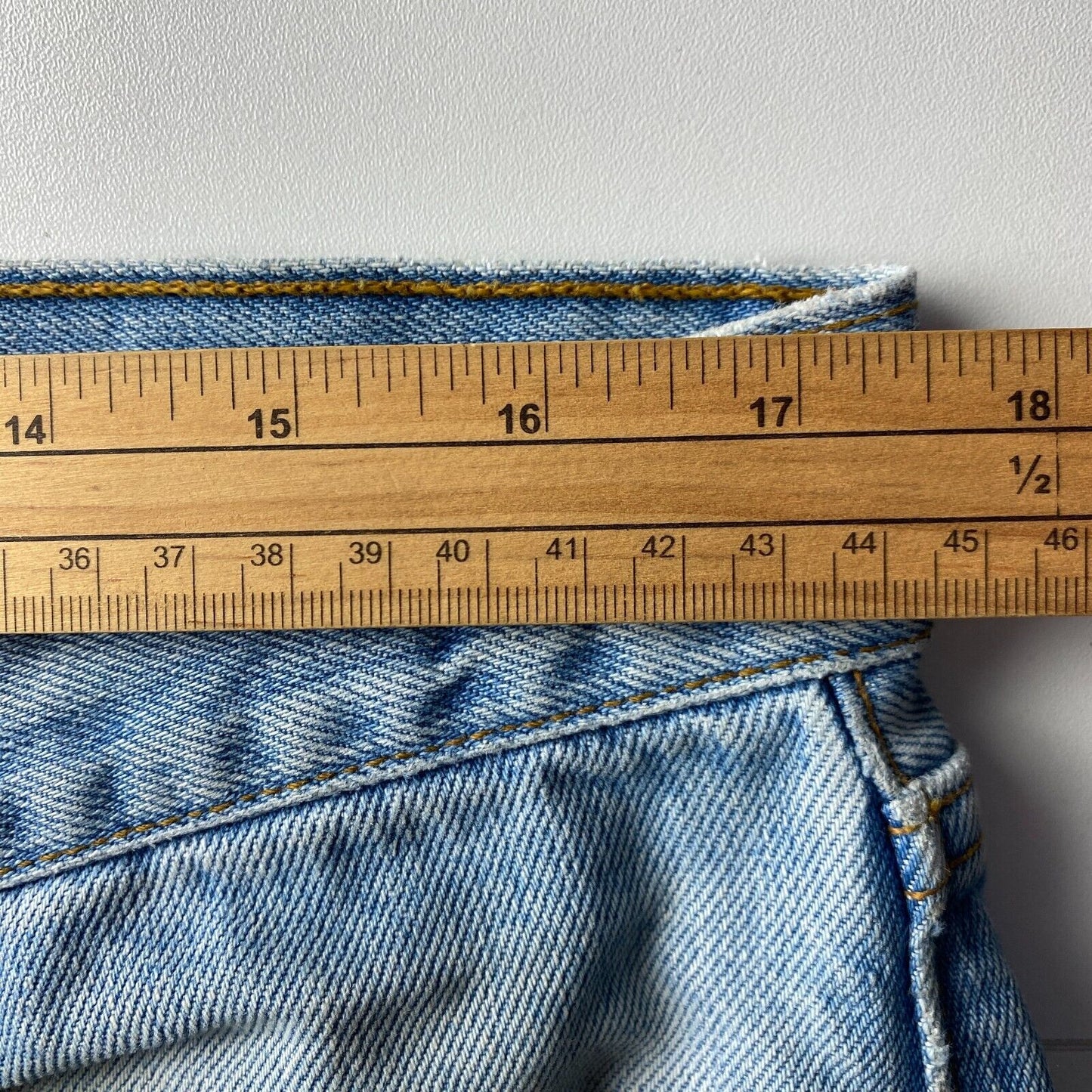 Vintage Levi's 521 Blue Regular Straight Fit Jeans W38 L32