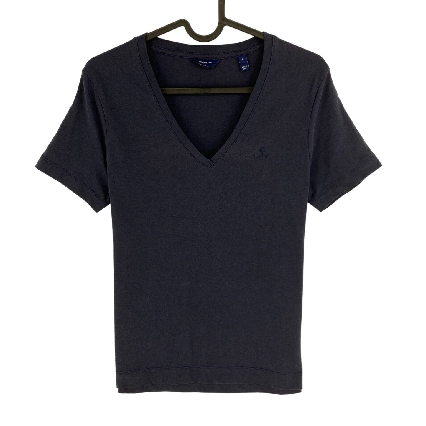 GANT Navy Blue Original V Neck T Shirt Size S