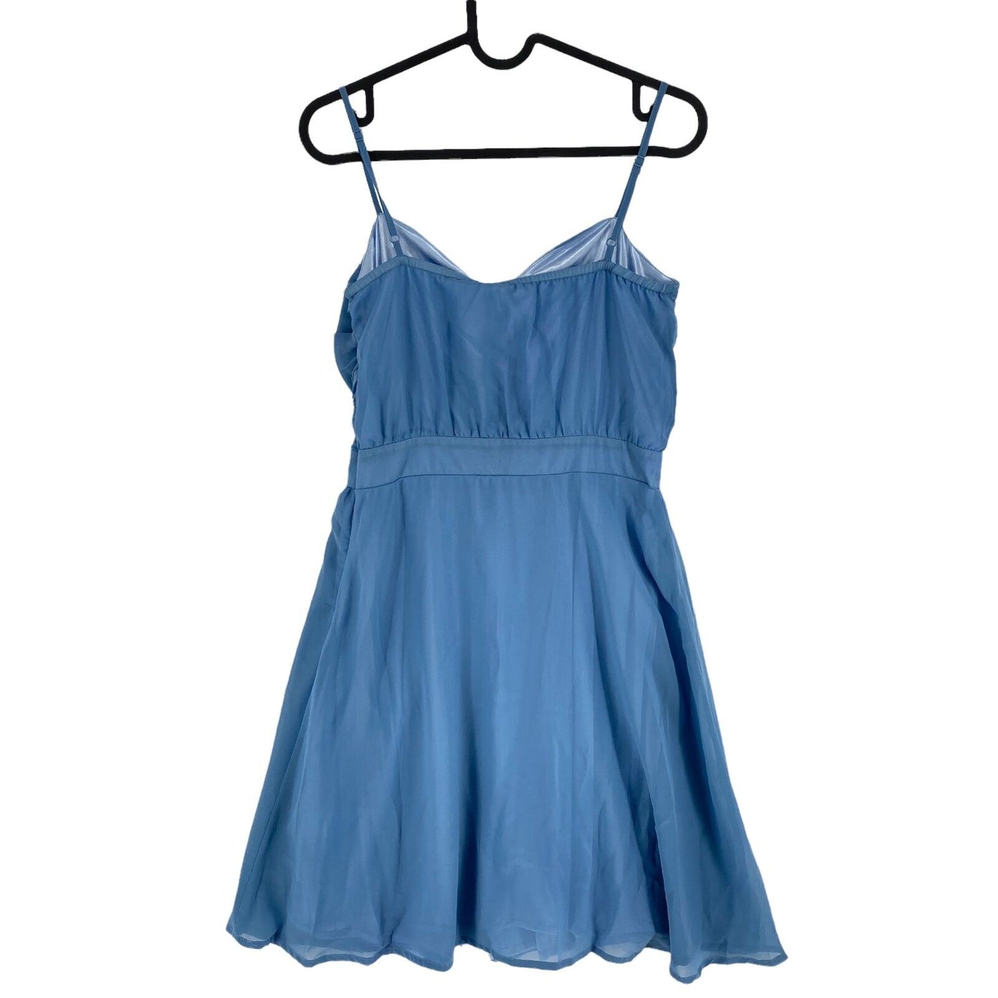 Blend Collection Blue Sleeveless Sweetheart Tank Flare Dress Size S