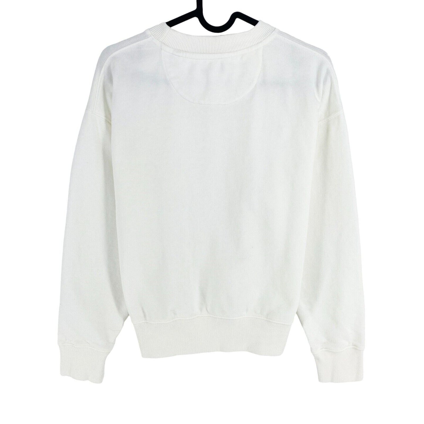 GANT White Icon G Essential Crew Neck Sweater Pullover Size S