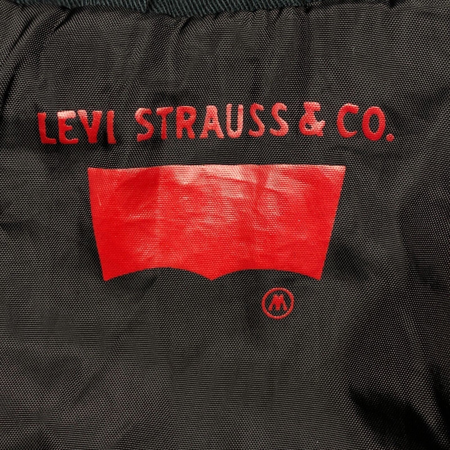 LEVI STRAUSS &amp; CO. Schwarze Jacke aus 100 % Baumwolle, Größe M