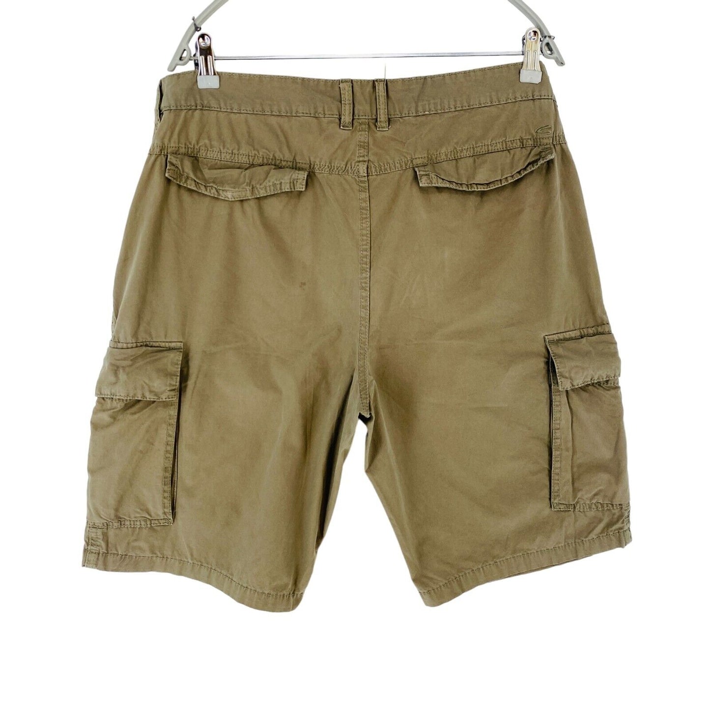 Camel Active Mens Brown Regular Fit Cargo Shorts Size W36