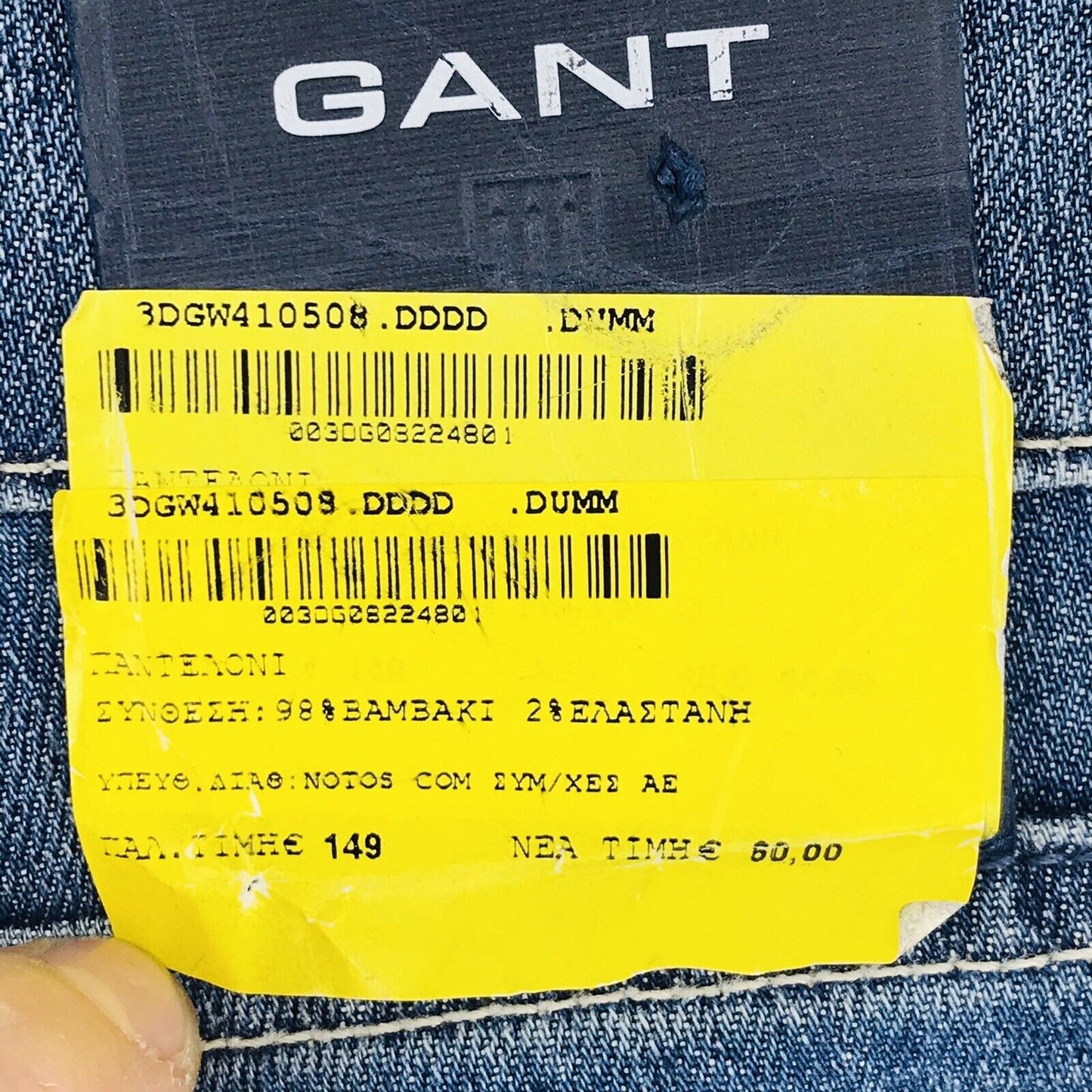 Prix ​​conseillé 149 € GANT NELLY Femme Bleu Taille Basse Regular Super Slim Fit Jeans W29 L34