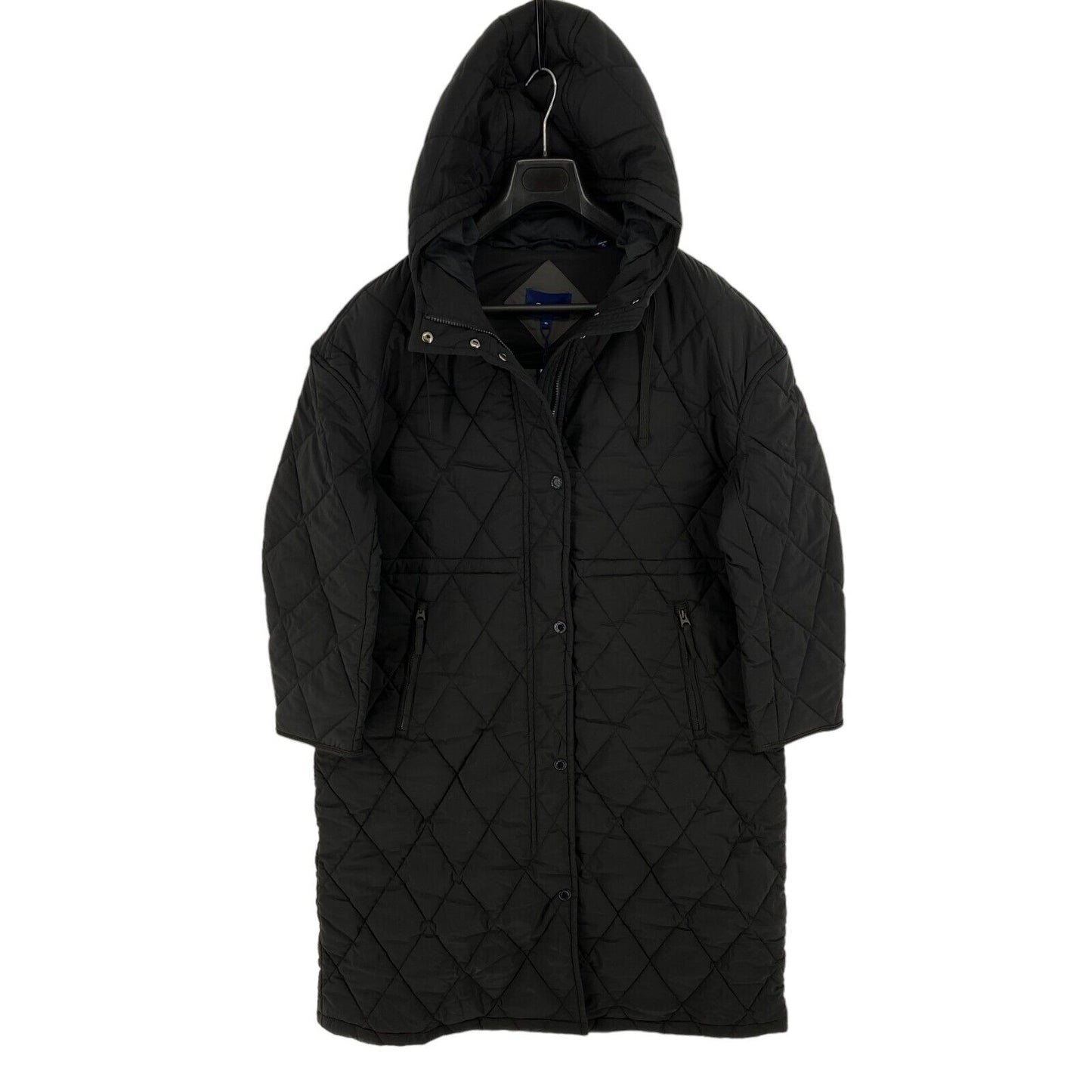 GANT Veste parka longue matelassée surdimensionnée noire Taille XL