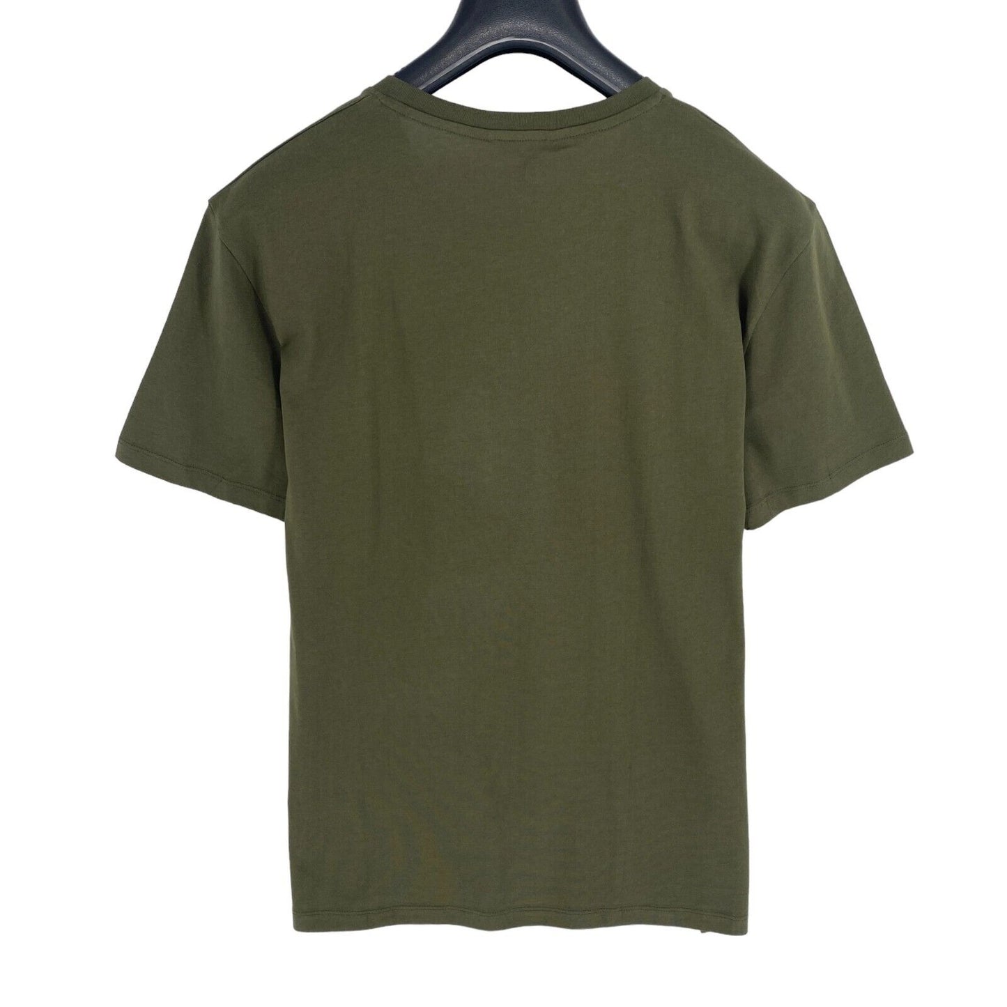 Camel Active Men Green Solid Short Sleeve Crew Neck T Shirt Size 2XL XXL