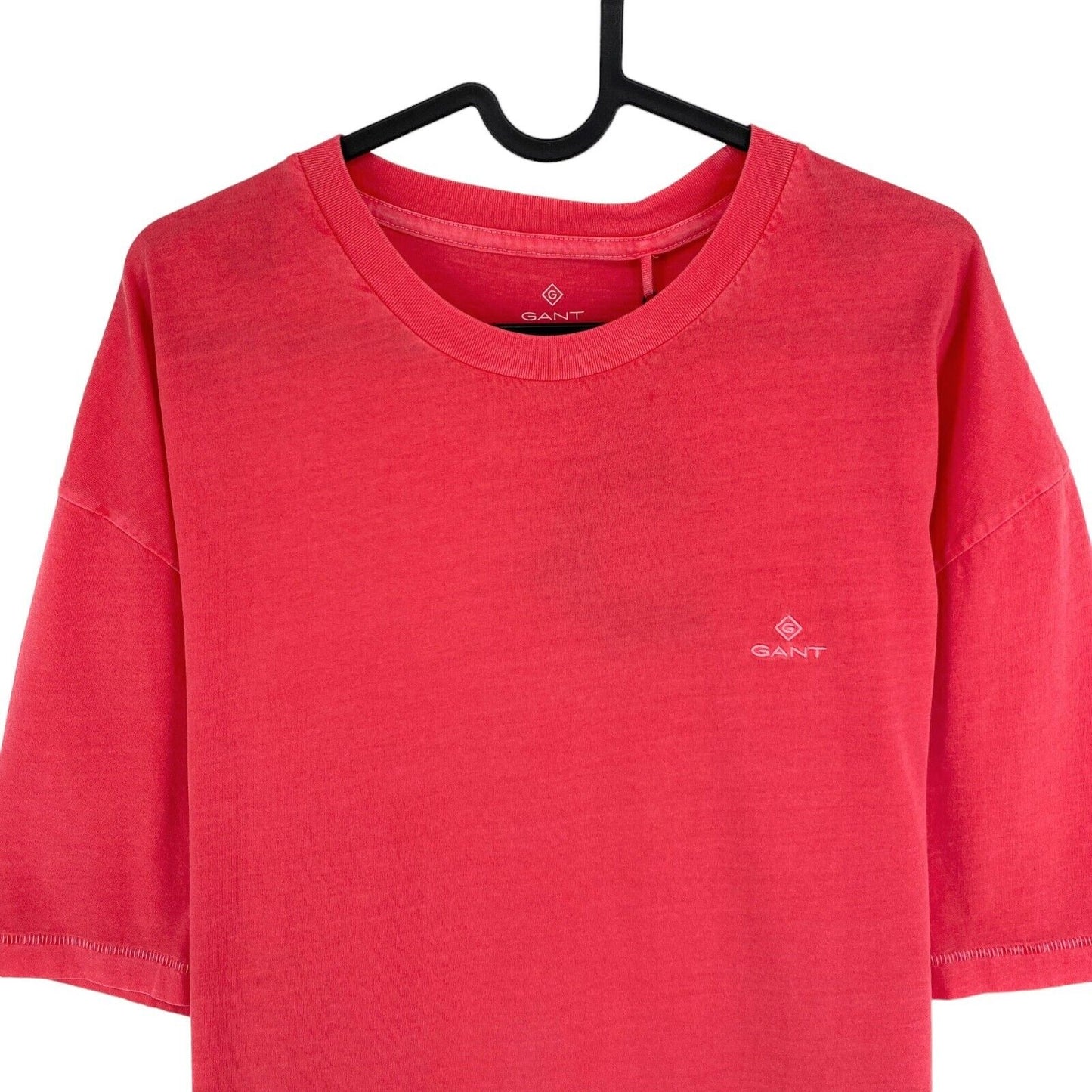 GANT T-Shirt mit Rundhalsausschnitt, sonnenverblasst, Pink, Größe L