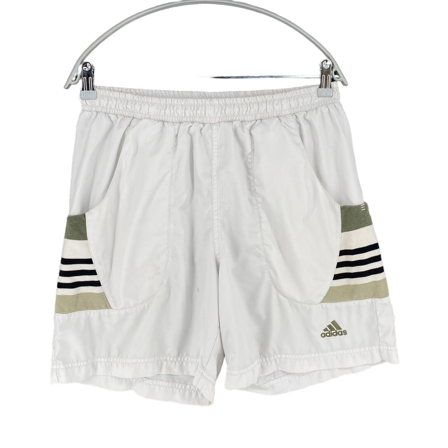 adidas White Activewear Shorts Size L