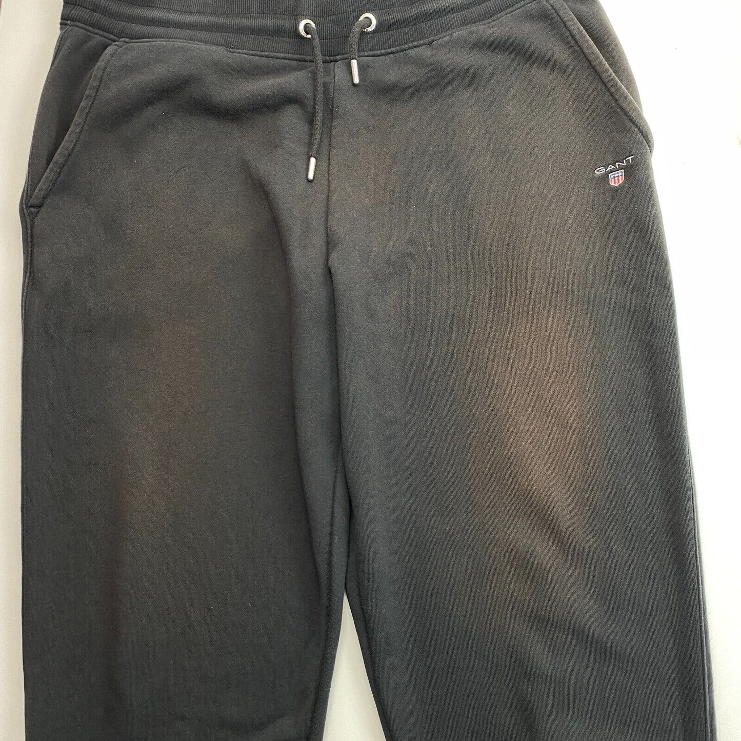 GANT Black Original Sweat Pants Trousers Size XL