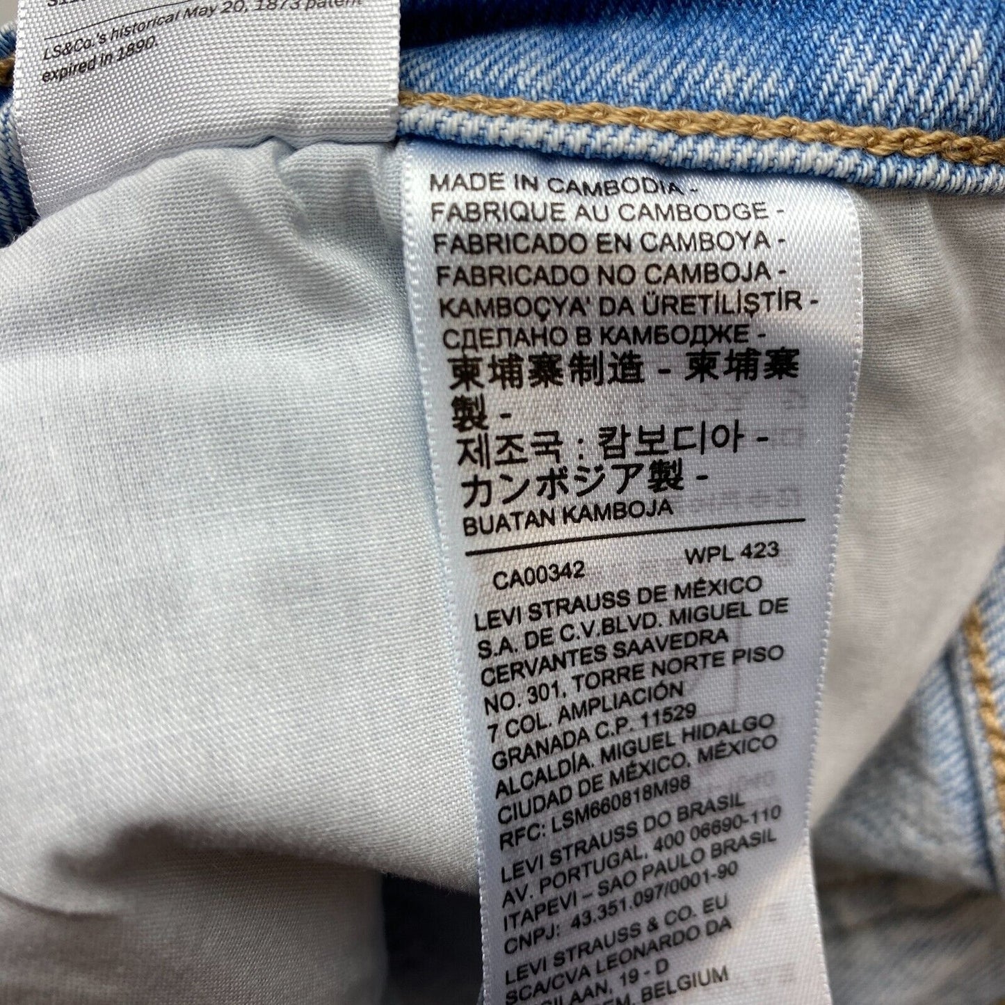 Levi's Premium Damen Jeans im 70er-Jahre-Stil mit hoher Taille und schmaler Passform, W30 L31, Blau