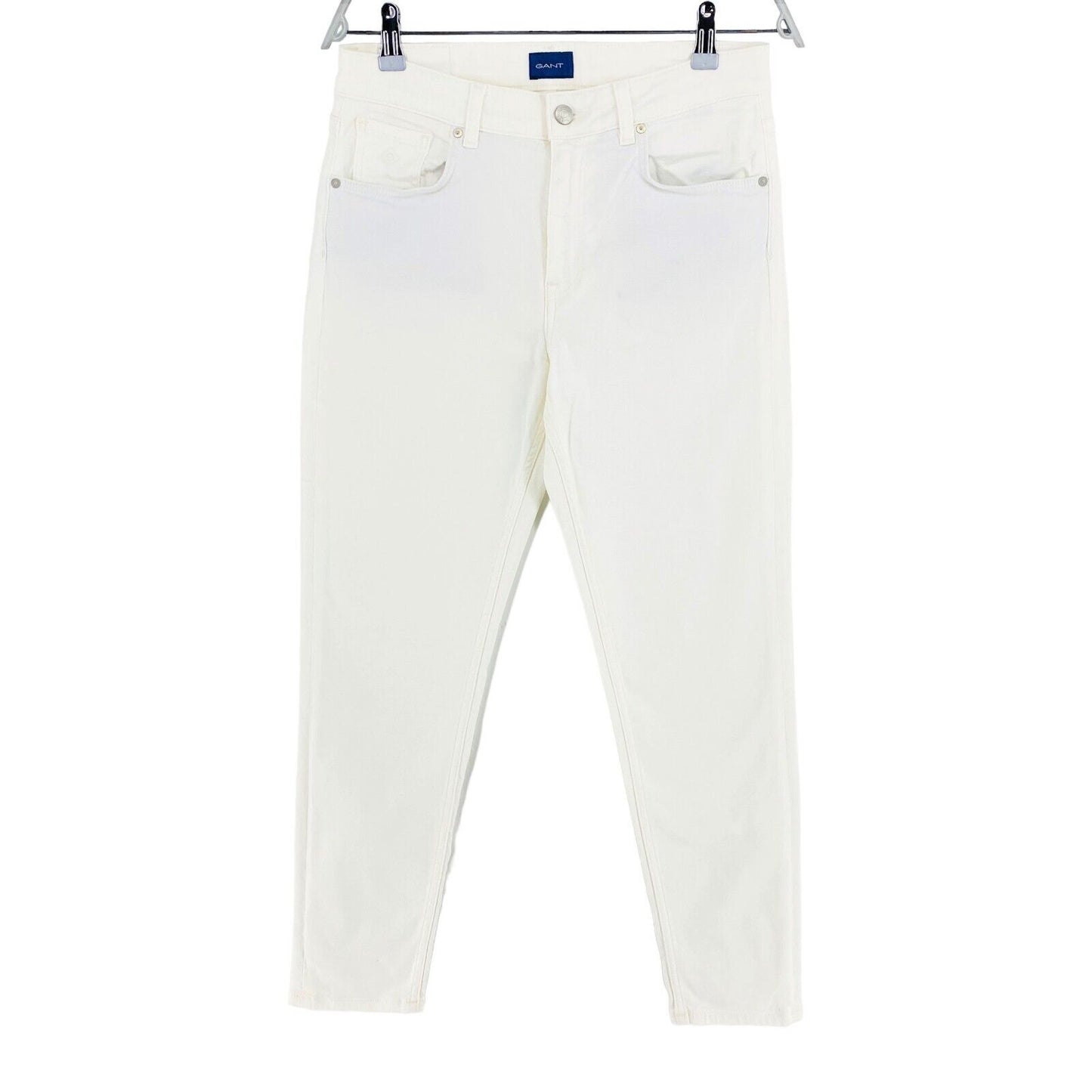 GANT White Farla Slim Cropped Jeans Size W27