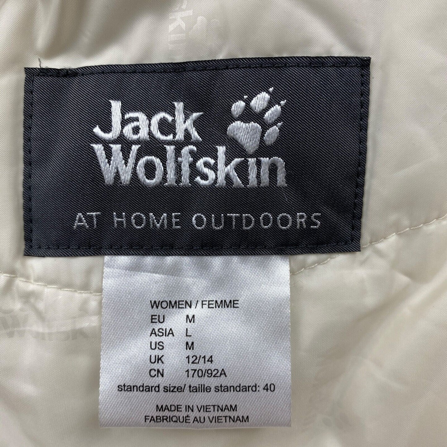 Jack Wolfskin Texapore Hellbraun Kapuzenjacke Mantel Größe M