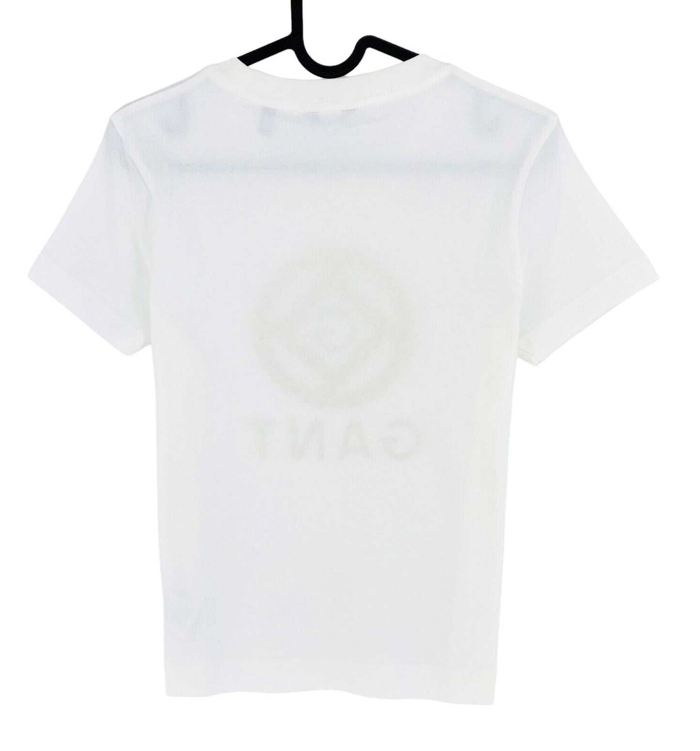 GANT T-shirt à col rond avec icône de corde blanche taille XS