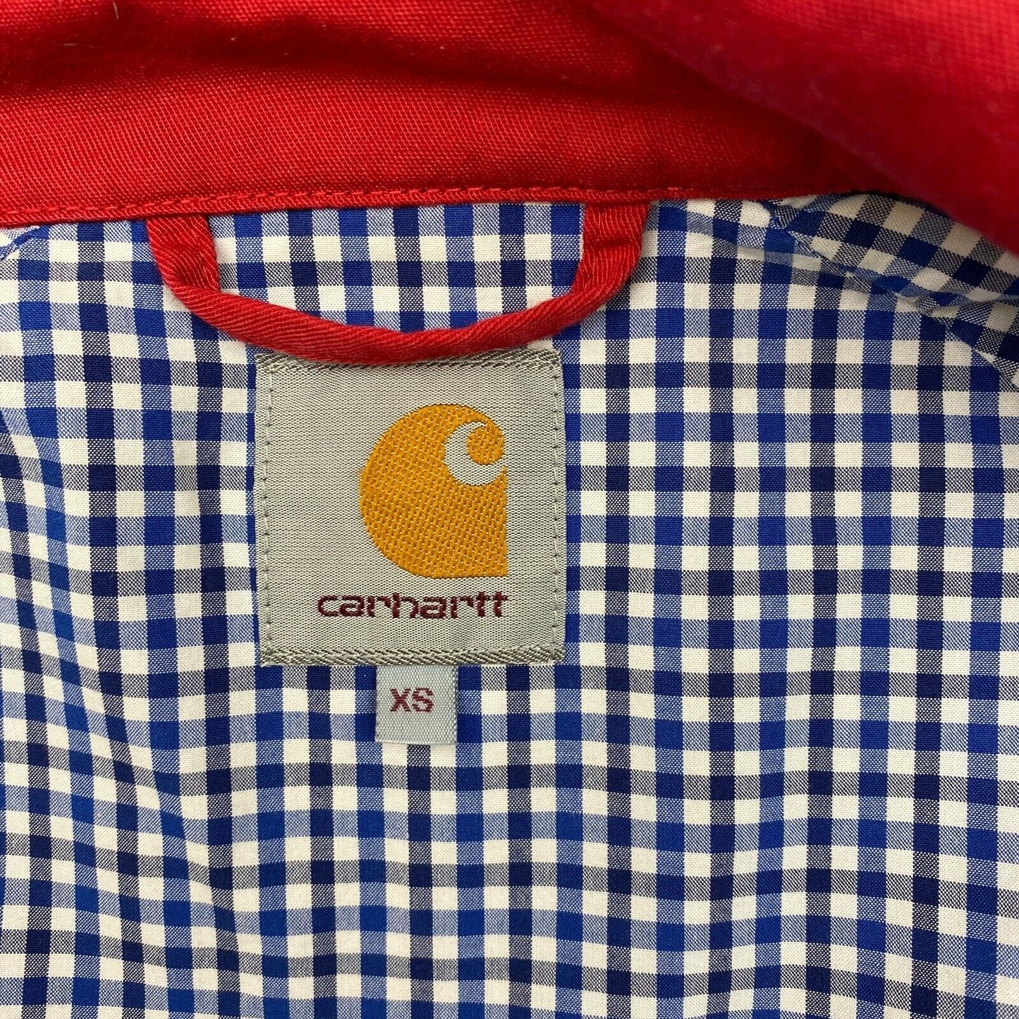 CARHARTT Red Cotton Blend Rude Jacket Size XS