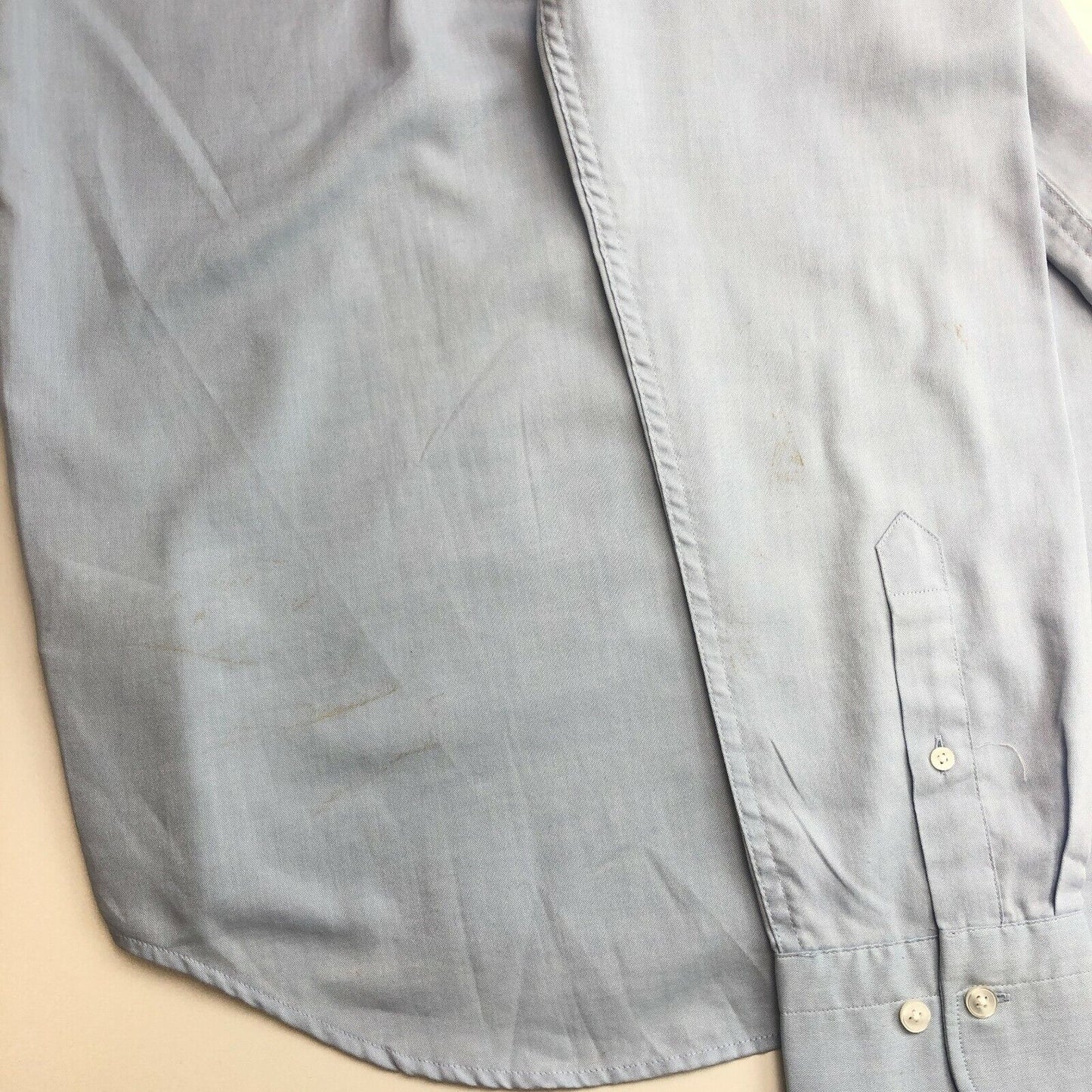 GANT Blue Tech Prep Oxford Plain Regular Shirt Size S 37/38 15