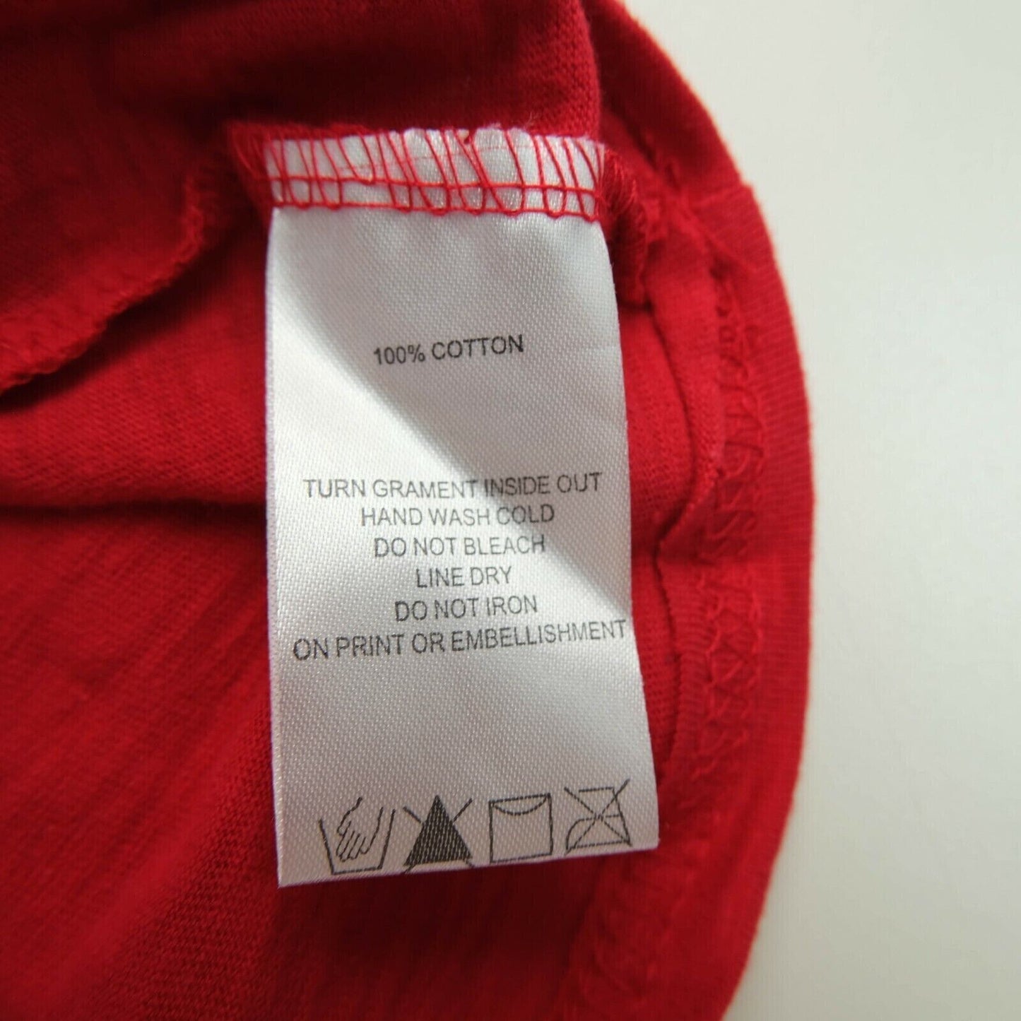 DEREON T-shirt rouge à col rond Taille S