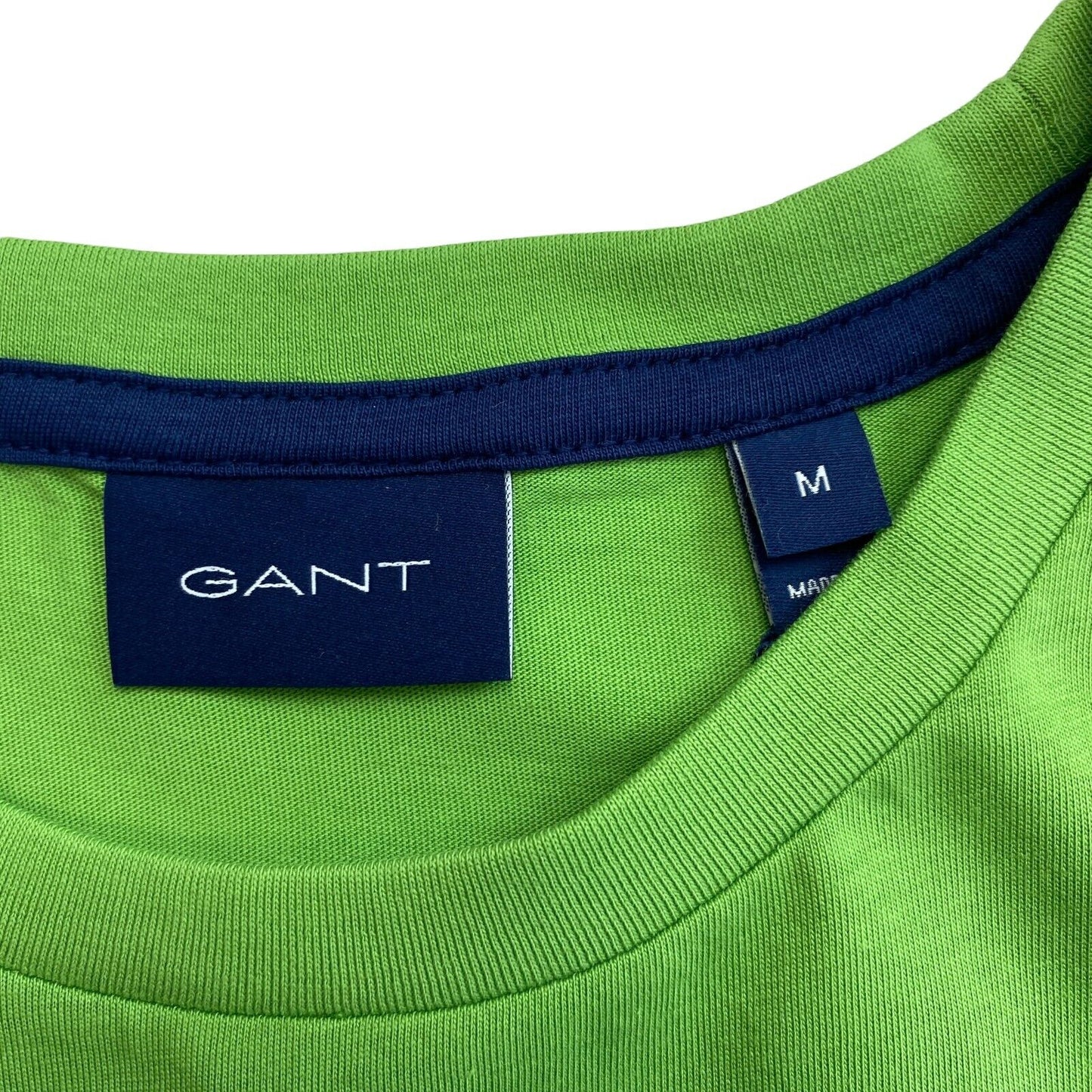 GANT T-Shirt mit Rundhalsausschnitt und Bogenumriss, Hellgrün, Größe M