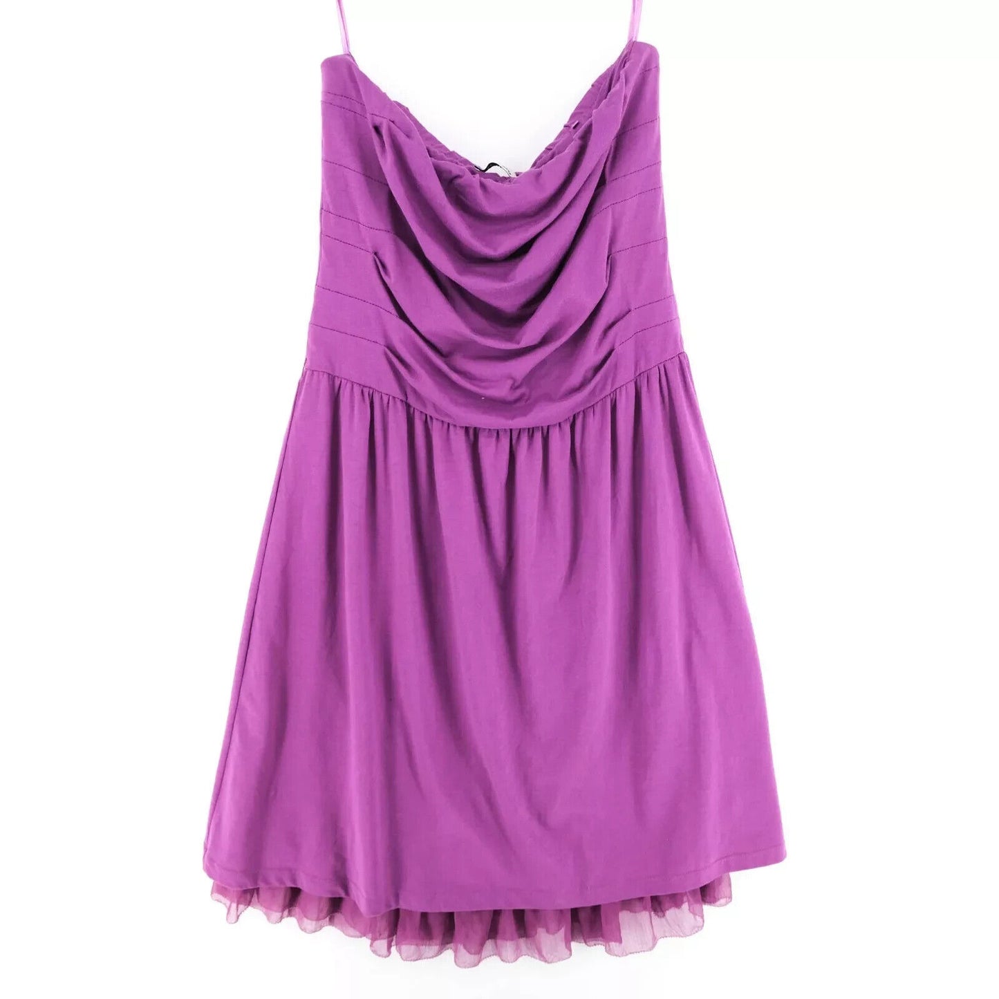 MORE & MORE Purple Sleeveless Flared Dress Size EU 40 UK 14 US 12