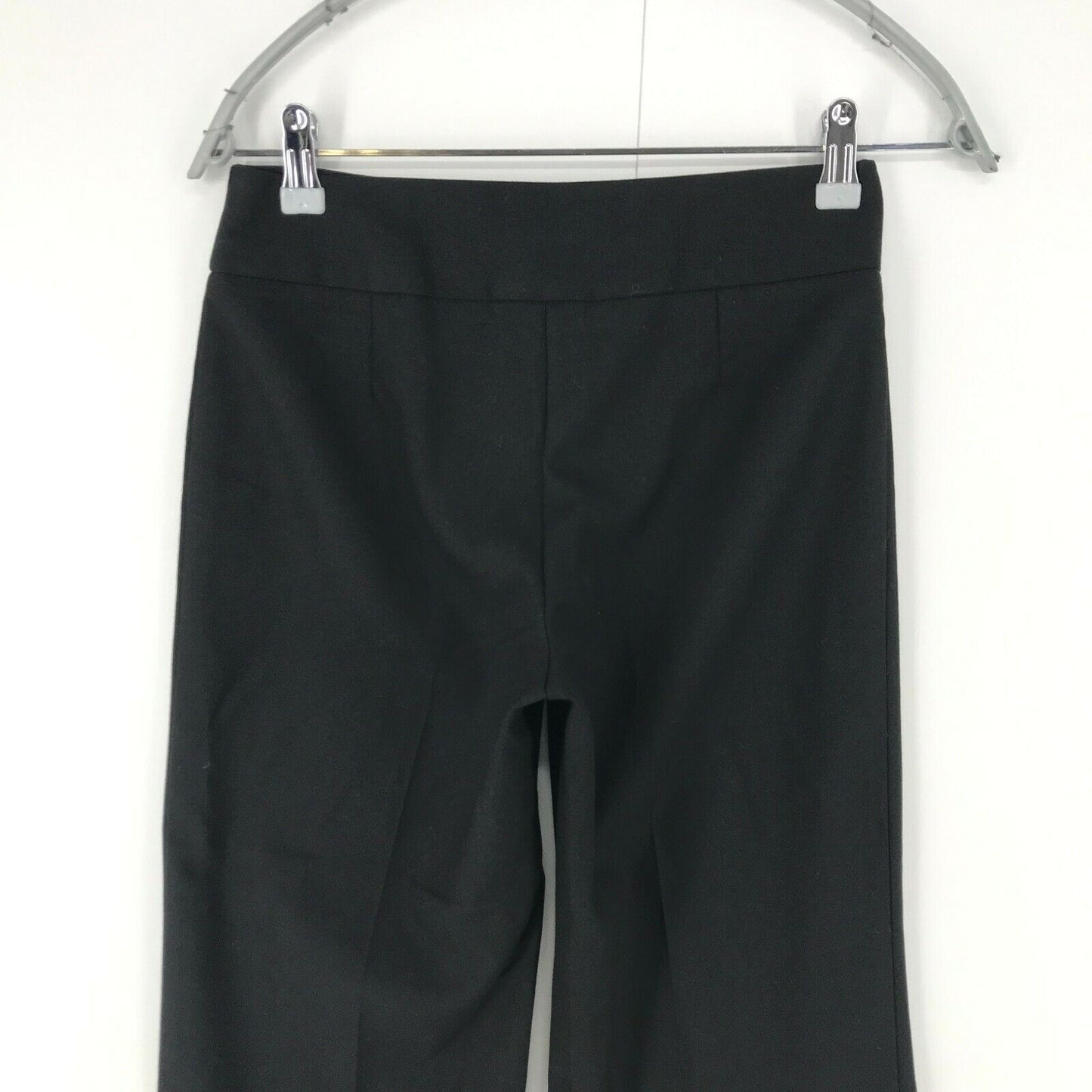 UNITED COLORS OF BENETTON Women Black Bootcut Fit Trousers Size EUR 38 W27