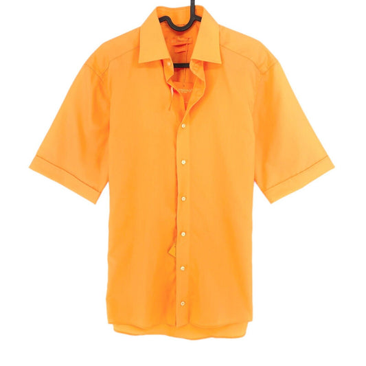 REDMOND Orange Short Sleeves Shirt Size S 37/38