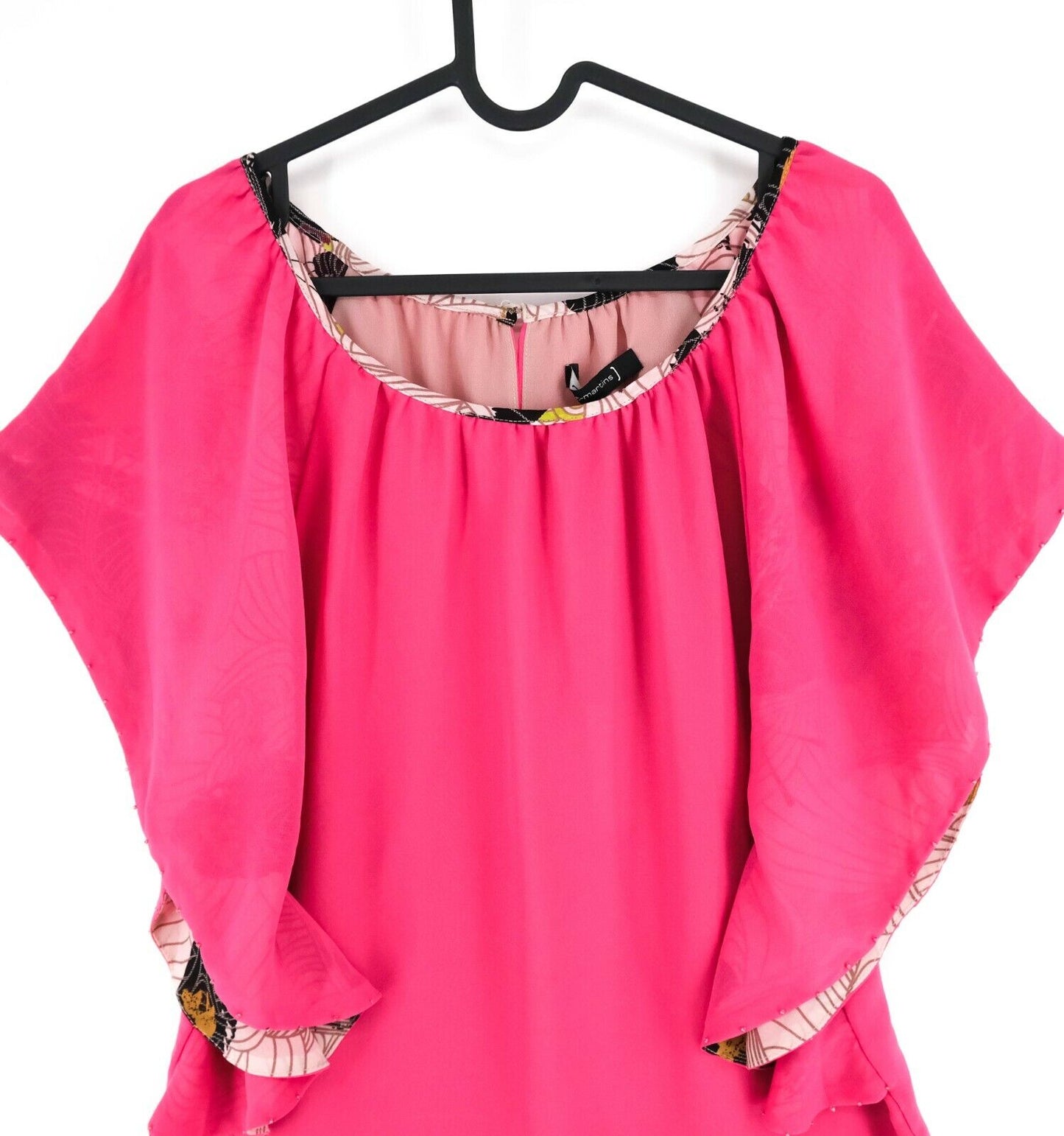 ST-MARTINS Pink Crew Neck A Line Dress Size 38