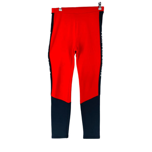 Peak Performance JR RIDER PANTS Boys Red Stretch Sweatpants Trousers Size 170 cm