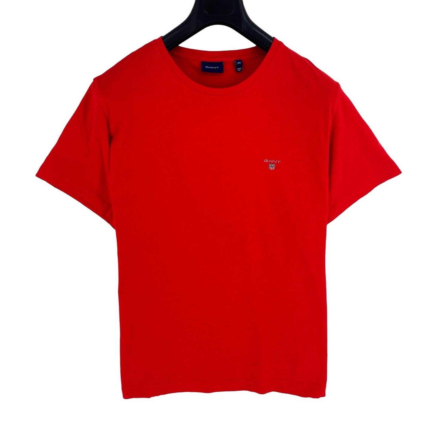 GANT Men Red Original Crew Neck Short Sleeve T Shirt Size 3XL