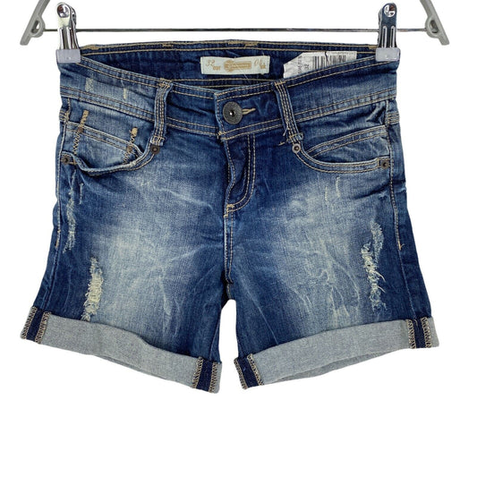 Stradivarius Blue Denim Shorts Size EU 32 UK 4 US 2