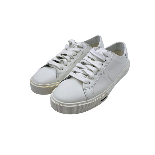 DIESEL White Low Top Lace Up Sneakers Shoes Size EUR 36 UK 4 US 6