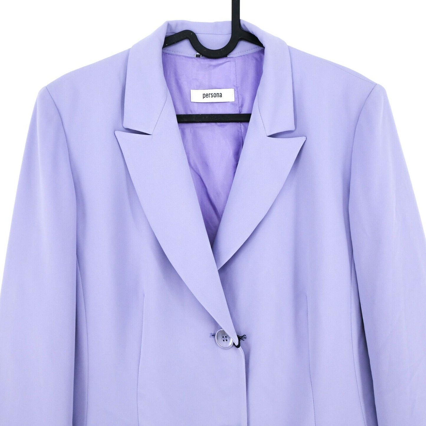 RRP €245 PERSONA Purple Banian Long Jacket Blazer Size EU 38 UK 10 US 8