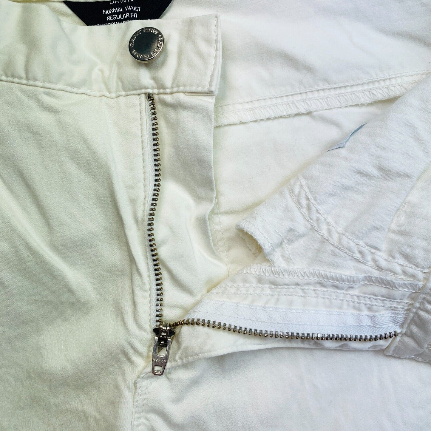 GANT Women White Dawn Narrow Leg Capri Pants Trousers Size W31